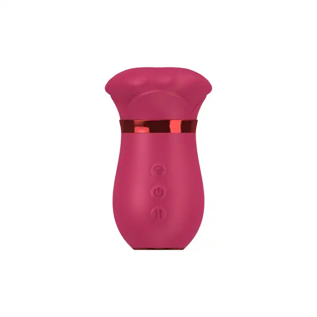 BSeries Kiss Me Deluxe Air Tongue 360 - Wibrujący stymulator łechtaczki z funkcją ssania i rotacyjnym ruchem języczka.