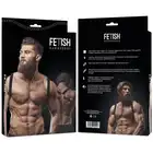 Fetish Submissive Attitude - Harness 2.0 Męska uprząż z pasków w kolorze czarnym, doskonała estetyka fetish i clubwear