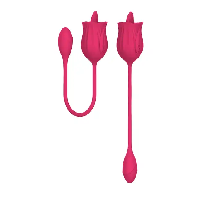 B-Series – Licking Massager. Wibrator z ruchomym języczkiem oraz wibrującym jajeczkieml 10 szalonych funkcji!