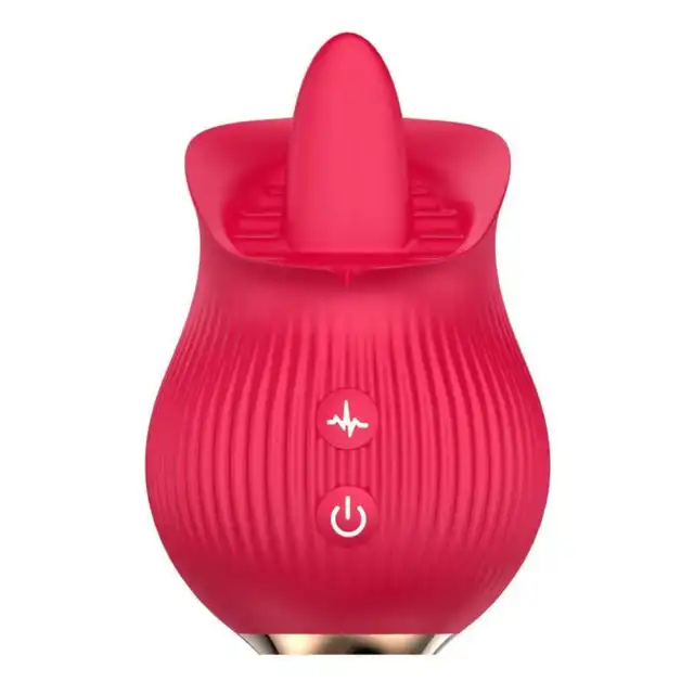 B-Series -  Licking &amp; Vibration Pleasure Toy. Niesamowity wibrator do łechtaczki z ruchomym językiem, lizaniem i wibracjami