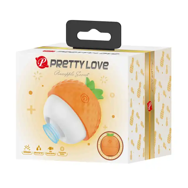 Pretty Love - Pineapple Secret. Kompaktowy stymulator łechtaczki w kształcie ananasa, incognito!