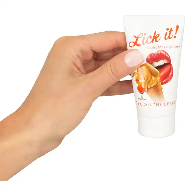 Lick it! - Sex on the Beach 50 ml. Lubrykant na bazie wody do seksu oralnego o smaku koktajlu sex on the beach