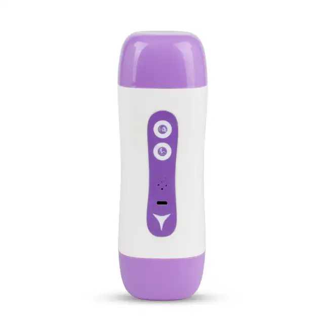 BSeries - Velvet Rhythm Masturbator - Interaktywny masturbator wibrujący 2w1 z funkcją głosową. 2 realistyczne wejścia inspirowane pochwą i ustami.