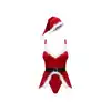 Obsessive – Hot Santa L/XL. Seksowny, zmysłowy kostium mikołajki z body i czapeczką!