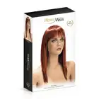 World Wigs - Allison ruda peruka. Długie proste włosy z grzywką. 