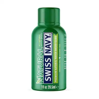 Swiss Navy - Natural Premium Waterbased Lubricant 29,5 ml - Naturalny lubrykant na bazie wody o delikatnej formule bez parabenów i gliceryny, zapewniający gładki poślizg oraz komfort.