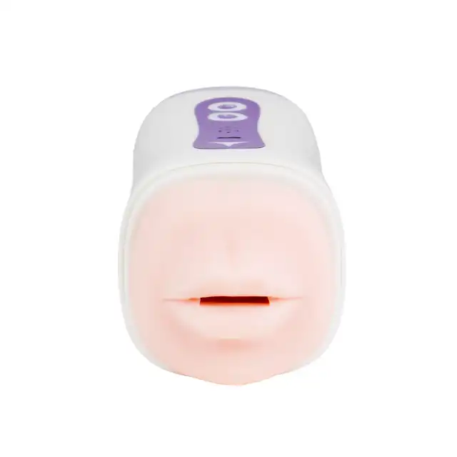 BSeries - Velvet Rhythm Masturbator - Interaktywny masturbator wibrujący 2w1 z funkcją głosową. 2 realistyczne wejścia inspirowane pochwą i ustami.