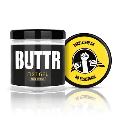 Buttr – Transparent Fisting Gel Non-Sticky 500 ml. Gęsty, transparentny lubrykant do fistingu o formule bez lepkości. Czysty poślizg