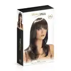 World Wigs - Kate kasztanowa peruka. Długie proste włosy z grzywką. 
