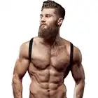Fetish Submissive Attitude - Harness 2.0 Męska uprząż z pasków w kolorze czarnym, doskonała estetyka fetish i clubwear