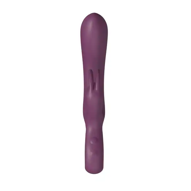 BSeries Rabbit Vibrator Purple - Fioletowy wibrator króliczek z poręcznym uchwytem.