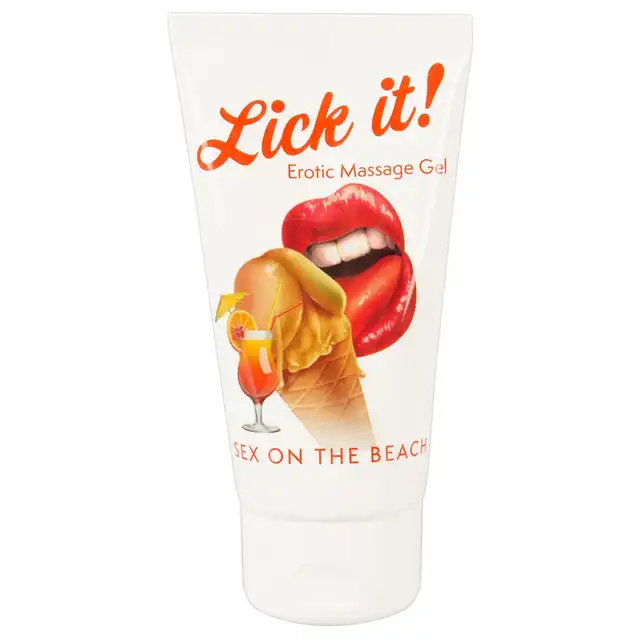 Lick it! - Sex on the Beach 50 ml. Lubrykant na bazie wody do seksu oralnego o smaku koktajlu sex on the beach