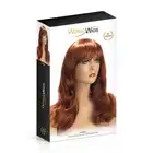 World Wigs - Fiona ruda długa perka. Falowane włosy z grzywką. 