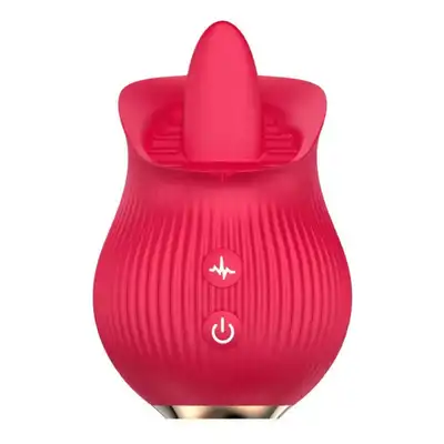 B-Series -  Licking &amp; Vibration Pleasure Toy. Niesamowity wibrator do łechtaczki z ruchomym językiem, lizaniem i wibracjami