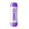 BSeries - Velvet Rhythm Masturbator - Interaktywny masturbator wibrujący 2w1 z funkcją głosową. 2 realistyczne wejścia inspirowane pochwą i ustami.