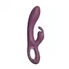 BSeries Rabbit Vibrator Purple - Fioletowy wibrator króliczek z poręcznym uchwytem.