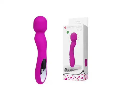 Nowy, silikonowy masażer typu Magic Wand. Pretty Love.