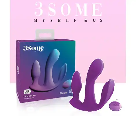3Some - Total Ecstasy Silicone Vibrator: potrójna ekstaza, której nie da się zapomnieć