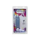 Doc Johnson - Crystal Jellies Cock Clear 8IN - dildo o realistycznym kształcie. Transparentne 
