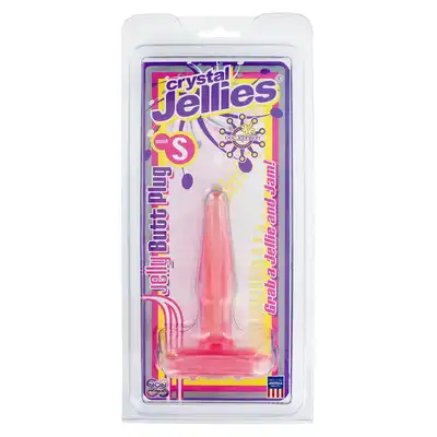 Doc Johnson - Crystal Jellies Butt Plug S. Klasyczny, żelowy plug analny o smukłym i komfortowym kształcie. Idealny dla początkujących