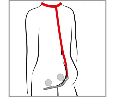 Hit od You2Toys - Bondage Plugs! Hak analno-waginalny z liną do wiązania shibari!