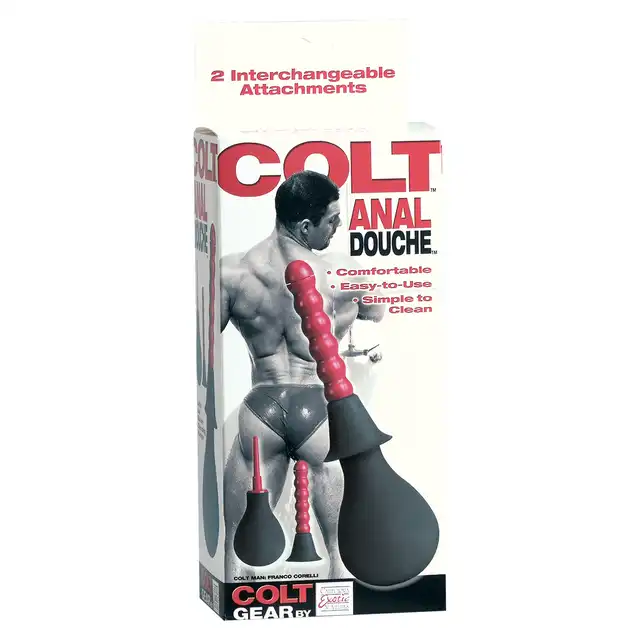 Calexotics - Anal Douche. Silikonowa gruszka analna  z karbowaną kanką 