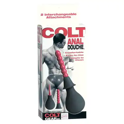 Calexotics - Anal Douche. Silikonowa gruszka analna  z karbowaną kanką 