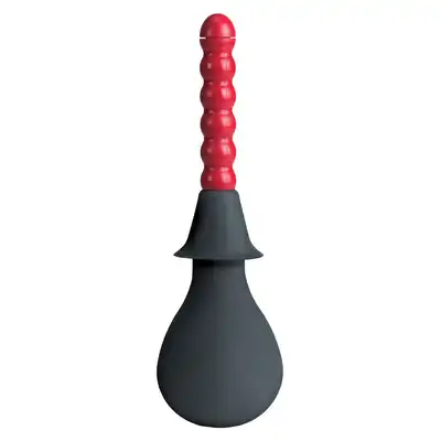 Calexotics - Anal Douche. Silikonowa gruszka analna  z karbowaną kanką 