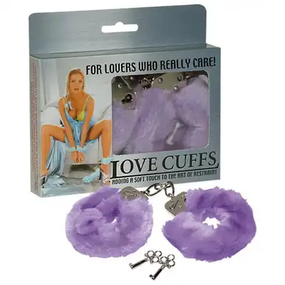 LOVE CUFFS PURPLE PLUSH