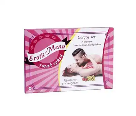 Kulinarna rewelacyjna super gra dla par: Erotic Menu. Genialny pomysł dla par już w sprzedaży.