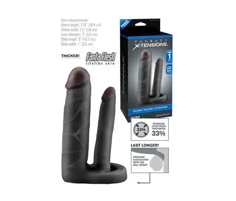 Większy penis! Podwójna penetracja! Pipedream - Fantasy X- Tensions.