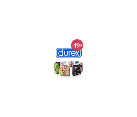 <b>Dizajnerski - Durex Love Box Copenhagen</b><br>Metalowe opakowania projektowane przez artystów z kopenhagi, doskonały dodatek do damskiej torebki.