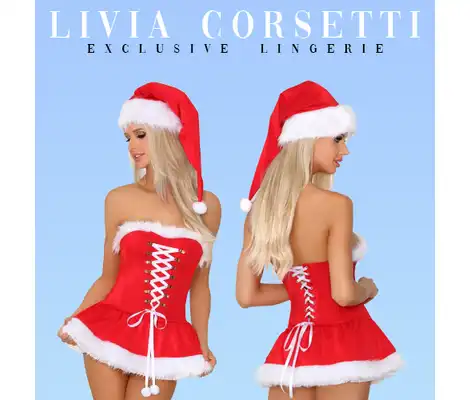 Magia mikołajek w seksownej bieliźnie marki Livia Corsetti. Idealny pomysł na prezent i kuszące święta!