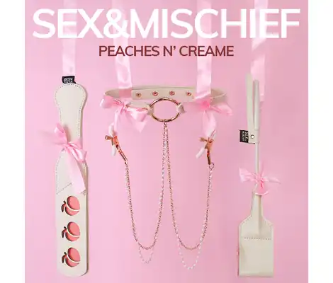 Recenzja Sex&Mischief: odkryj luksus i zmysłowość z kolekcją BDSM Peaches 'n CreaMe