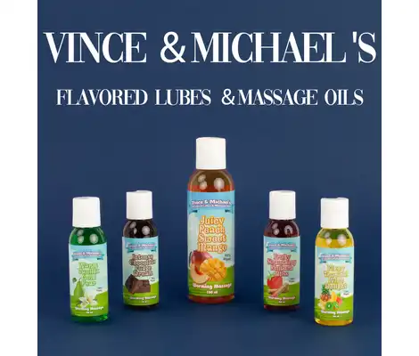 Vince & Michael`s — pysznie rozgrzewające, smakowe lubrykanty. Wzmocnią wasz apetyt na miłość.