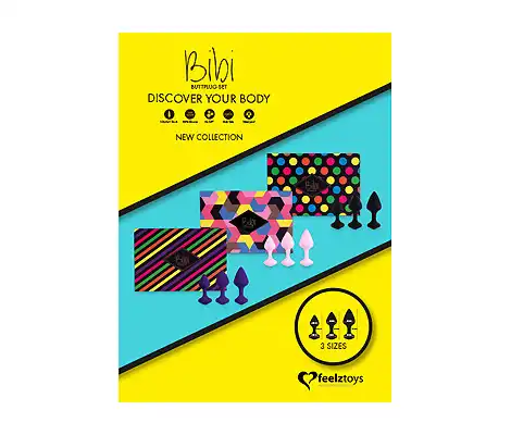 Luksusowe zatyczki analne - poznaj set Bibi marki FeelzToys